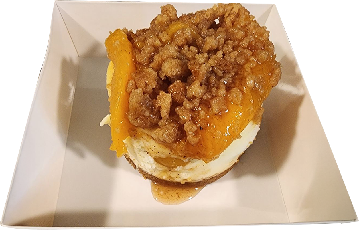 Peach Cobbler Cheesecake