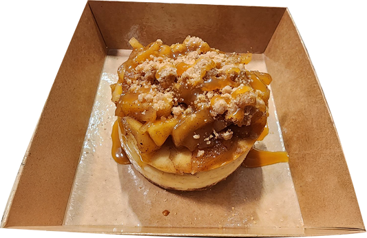 Caramel Apple Pie Cheesecake